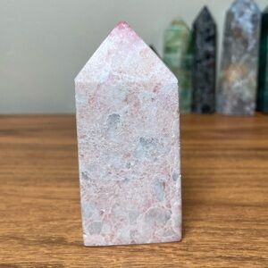 Pink Opal Crystal Tower